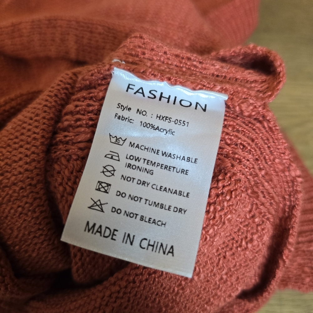 Women's Boho Sleeveless Knit Sweater Tank Top Sleeveless Side Slit M - Picture 6 of 13